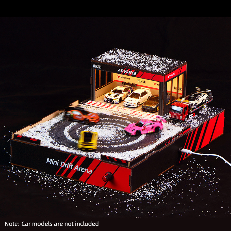 Auto Repair Shop - 1:64 Scale DIY Drift Track Diorama