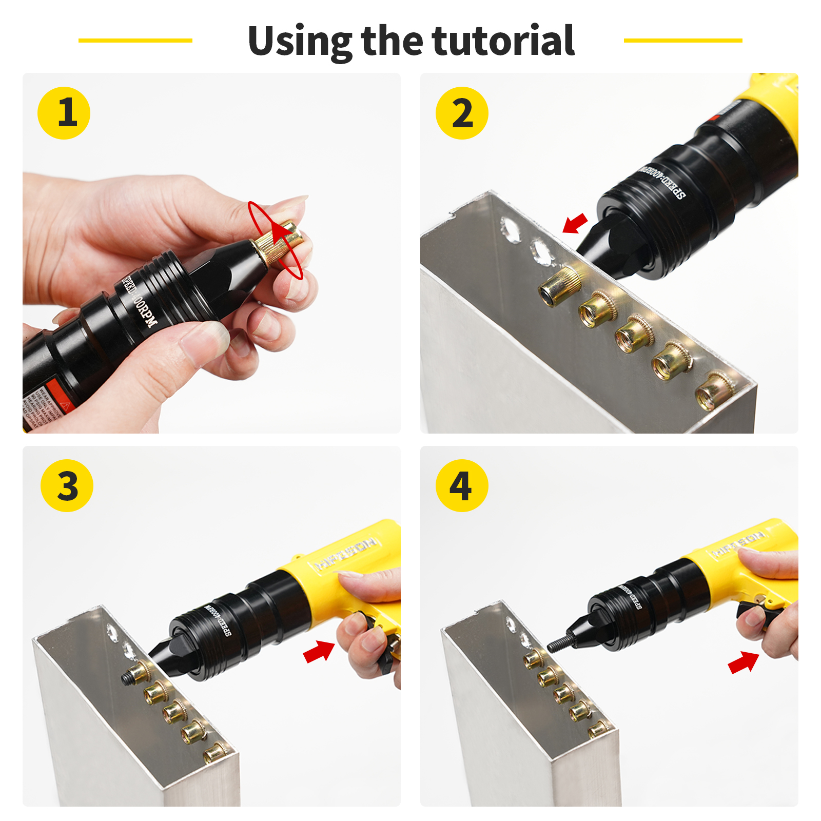 HIFESON Pneumatic Rivet Nut Gu - Rivet Gun Air recension och pris