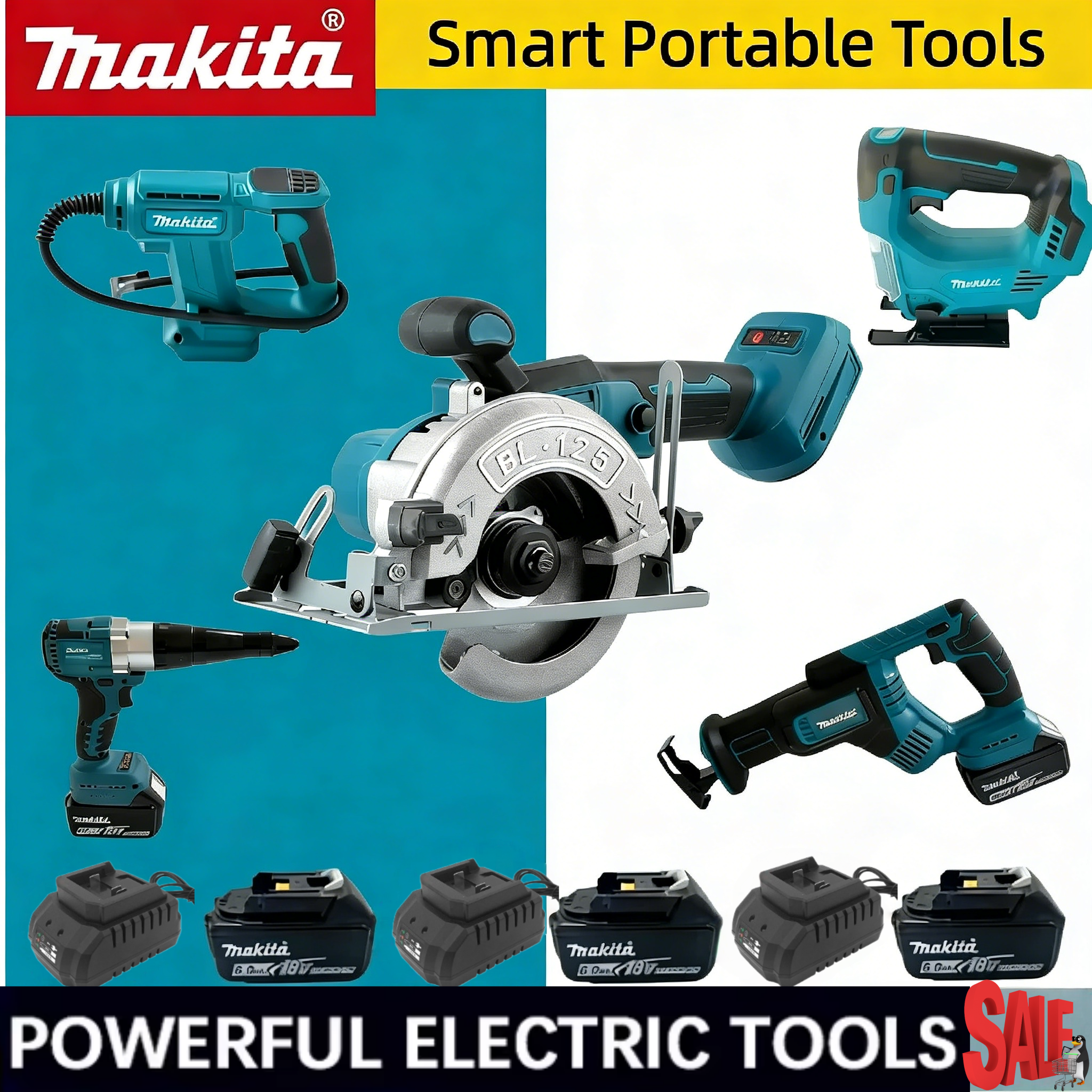 Makita Cordless 18V Power Tool - Rivet Gun Air recension och pris