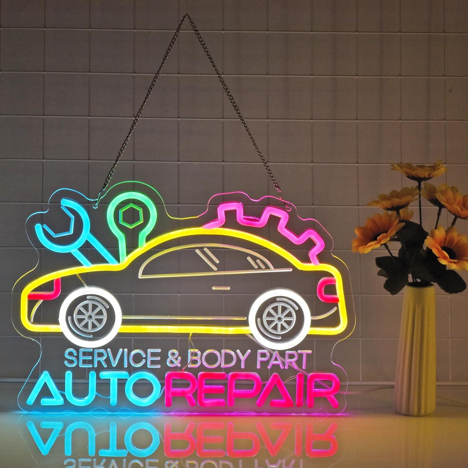 Auto Repair Neon Sign Neon Lig - Auto Repair Shop recension och pris