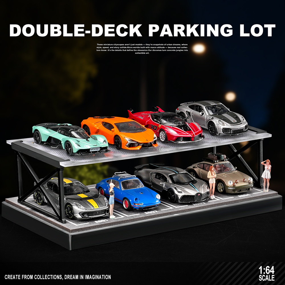 1/64 Two-story Parking Lot Sce - Auto Repair Shop recension och pris