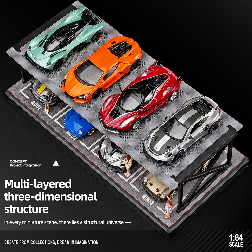 1/64 Two-story Parking Lot Sce - Auto Repair Shop recension och pris