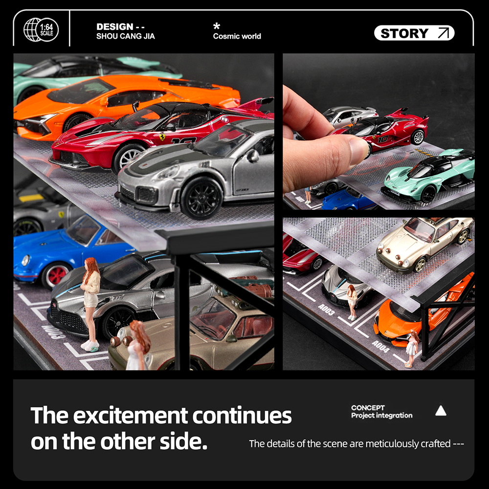 1/64 Two-story Parking Lot Sce - Auto Repair Shop recension och pris