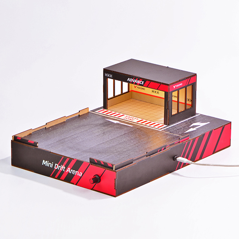 1:64 Scale DIY Drift Track Dio - Auto Repair Shop recension och pris