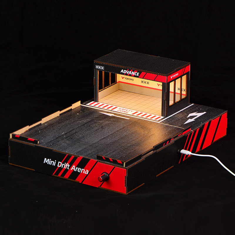 1:64 Scale DIY Drift Track Dio - Auto Repair Shop recension och pris