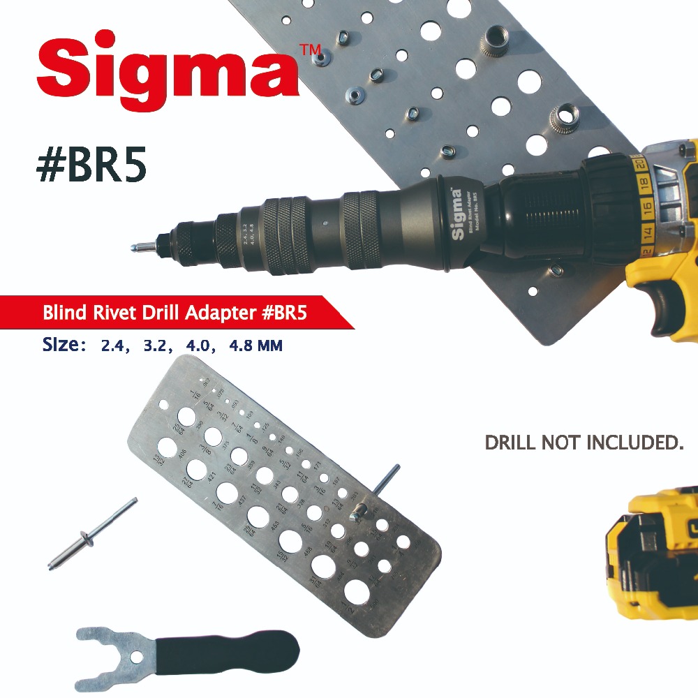 Sigma #BR5 Blind Pop Rivet Dri - Rivet Gun Air recension och pris
