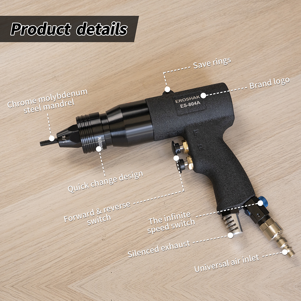 HIFESON Self-Lock Pneumatic Ri - Rivet Gun Air recension och pris