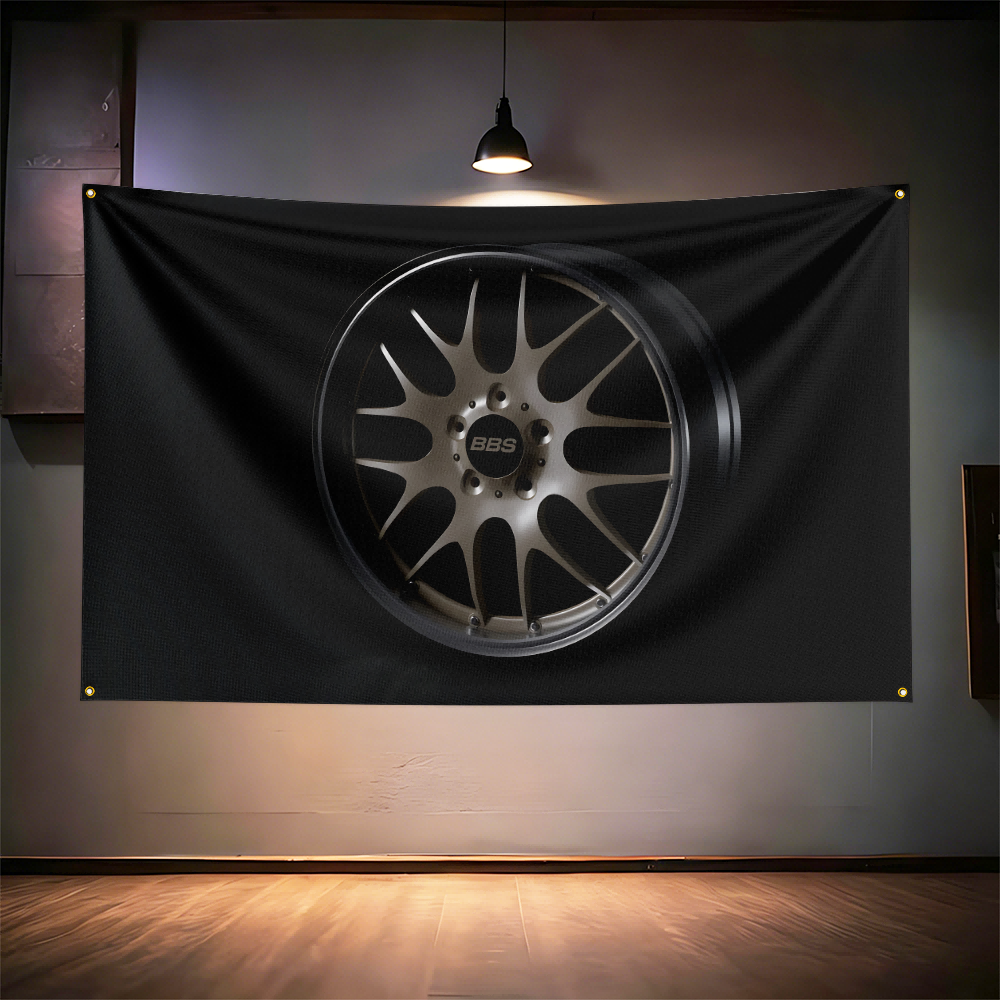 B-B-Ss Wheel Fans Flag 3x5ft 9 - Auto Repair Shop recension och pris