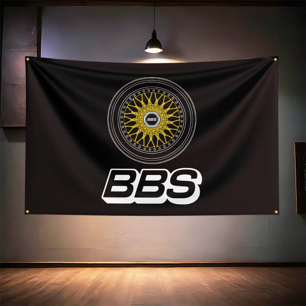 B-B-Ss Wheel Fans Flag 3x5ft 9 - Auto Repair Shop recension och pris